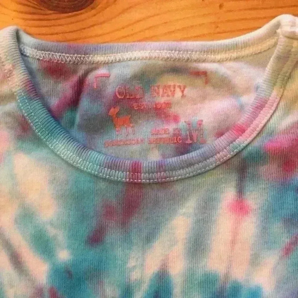 New! Dora Tie dye T-shirt girls S blue M Character - Picture 3 of 4